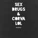 Экосумка "Sex drugs corvalol", Черный, английский 2603862714 фото 4