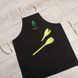 Фартух "In love with avocado", Чорний, Black, англійська BD-ff-31 фото 1