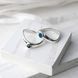 Кольцо Тонкая Материя Dark Aquamarine 925 17 123-S05-5116k фото 2