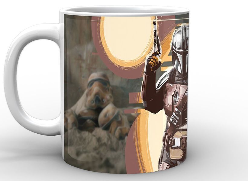 Кухоль GeekLand Зіркові війни Мандалорець арт Star Wars The Mandalorian TM.04.07 TM.04.07 фото
