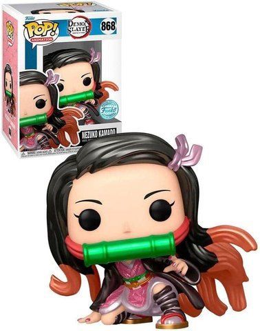 Фігурка Funko Pop Клинок що розсікає демонів Незуко Demon Slayer Nezuko 10 см Exclusive DS NK E 868 DS NK E 868 фото