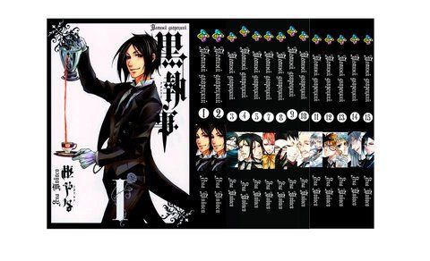 Комплект Манги Bee's Print Темний Дворецький Black Butler з 1 по 15 том BP BBSET 03 2765351434 фото