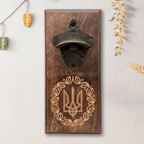 Открывашка для бутылок "Герб с венком", светлая 2632568826 фото