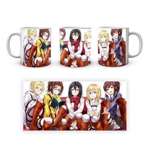 Кружка GeekLand Атака Титанов Attack on Titan девушки AT.02.67 AT.02.67 фото