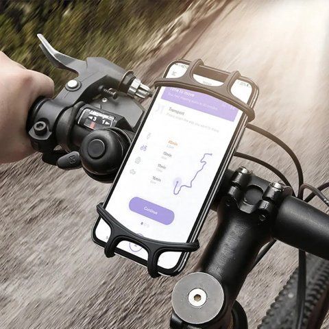 Велодержатель, крепление для телефона на велосипед с поворотом на 360 градусов 1871791249 фото
