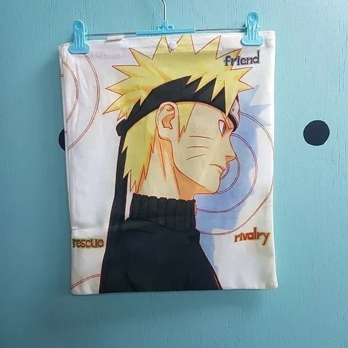 Шоппер эко-сумка Наруто и Саске Naruto Sasuke Uchiha 36 х 33 см двухсторонний 3017092073 фото