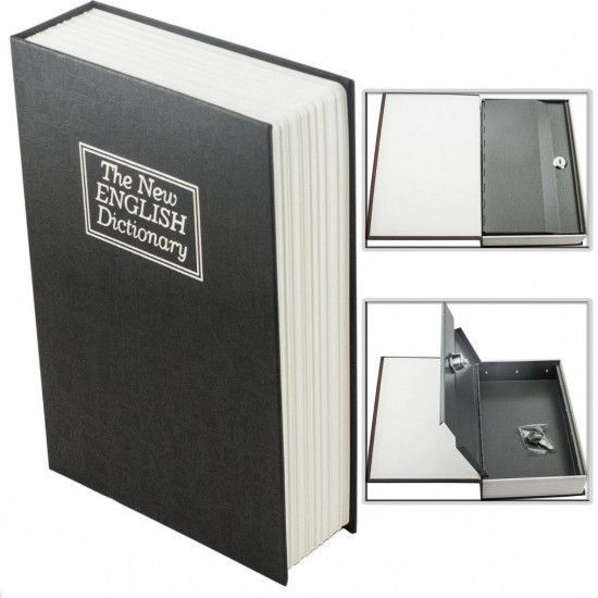 Книга сейф Английский словарь 18 см (черный) 126757 фото
