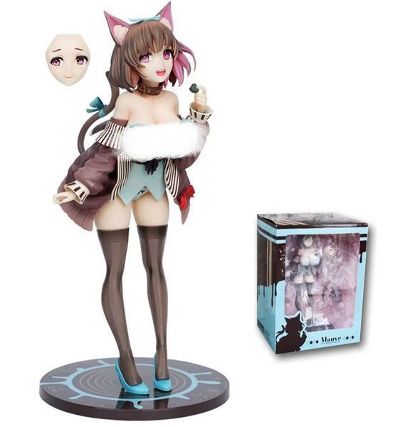 Фигурка Девочка кошка Кошкодевочка Cat Girl Cat 18+ Эро 24 см CH CG C 24 2427540472 фото