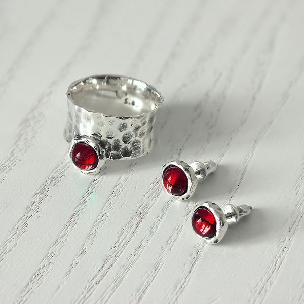Пусети Цефеїда Burgundy 925 29-S13-5037s фото