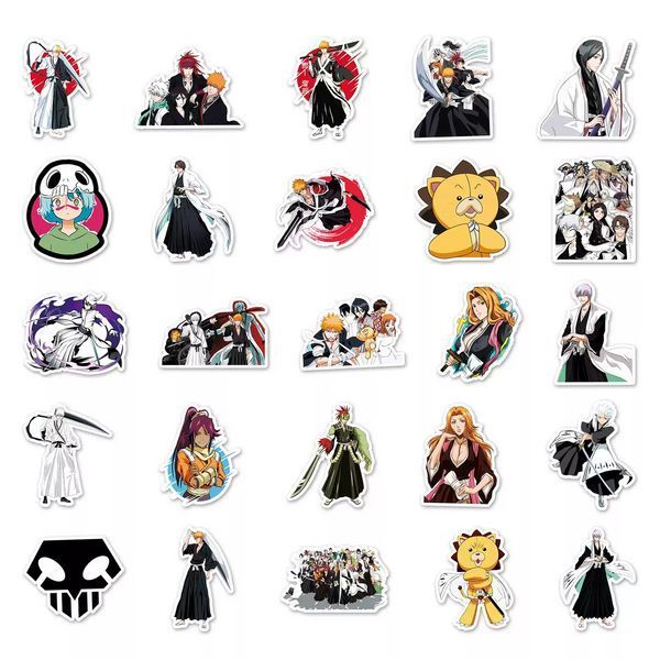 Стикерпак Блич Набор наклеек GeekLand Bleach 50 штук 2881874833 фото