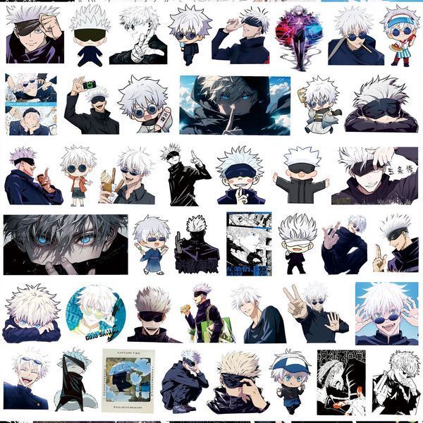 Стикерпак Магическая битва Годжо Набор наклеек GeekLand Jujutsu Kaisen Goju 75 штук 2881878550 фото