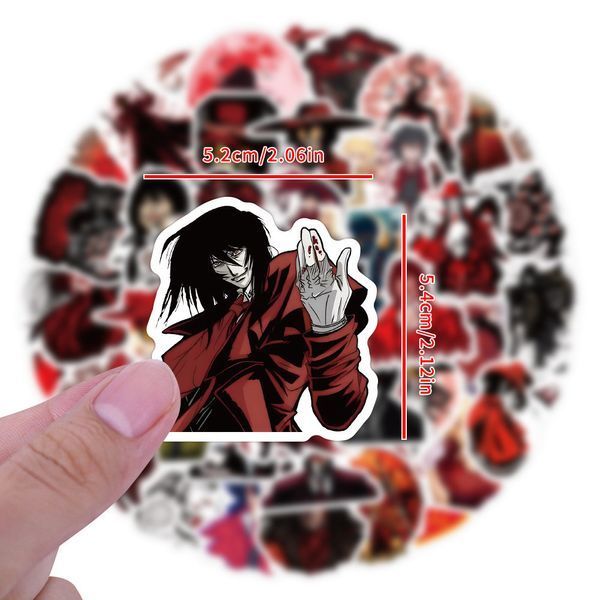 Стікерпак Геллсінг набір наліпок GeekLand Hellsing 60 штук 2457239720 2881876025 фото