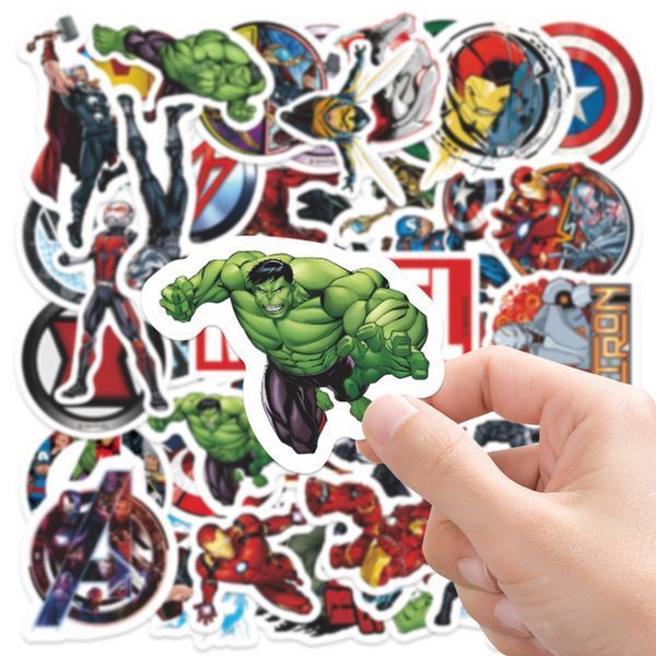 Стикерпак Марвел Месники Набір наклейок GeekLand Marvel Avengers 50 штук 2881880069 фото
