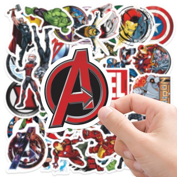 Стикерпак Марвел Месники Набір наклейок GeekLand Marvel Avengers 50 штук 2881880069 фото