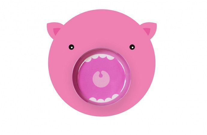 Набор детской посуды "Свинка" DOHPIG фото