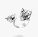 Кольцо серебряное разъемное Пташка-Заряница Ametist 925 Zircon 16-16,5 размер 2911958457 фото 1