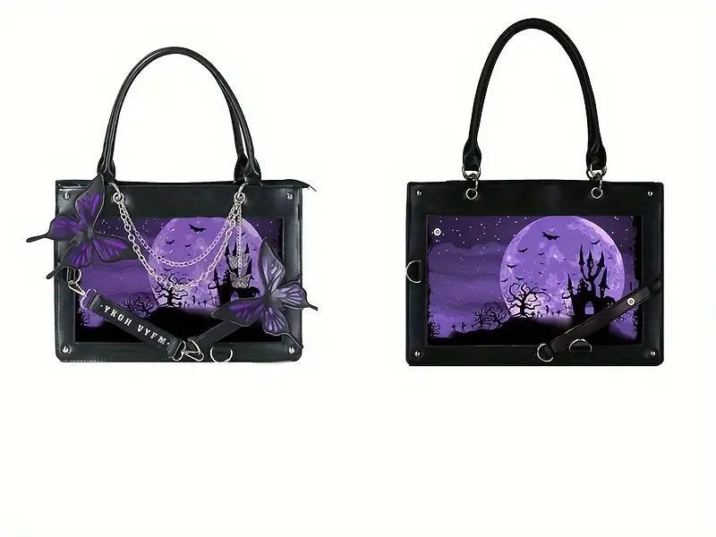 Сумка в стилі Лоліта фіолетова Lolita&nbsp;Bag 35x25x10 см 3046724584 фото
