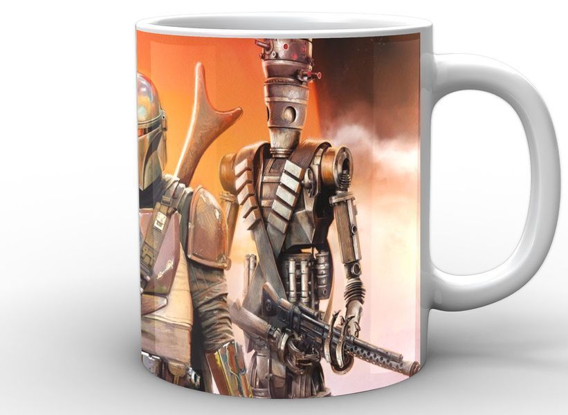 Кухоль GeekLand Зіркові війни Мандалорець арт до серіалу Star Wars The Mandalorian TM.04.08 TM.04.08 фото