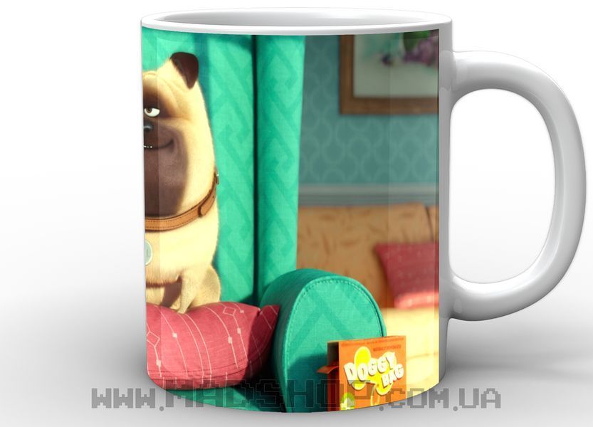 Кружка The Secret Life of Pets MeL Тайная жизнь домашних животных мопс 1134829356 фото