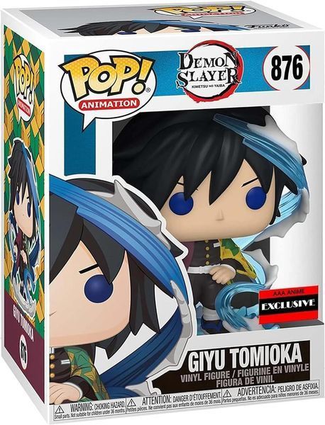 Фігурка Funko Pop Клинок, що розсікає демонів Гію Томіока Demon Slayer Giyu Tomioka 10 см Exclusive DS GT E 876 2293015325 фото