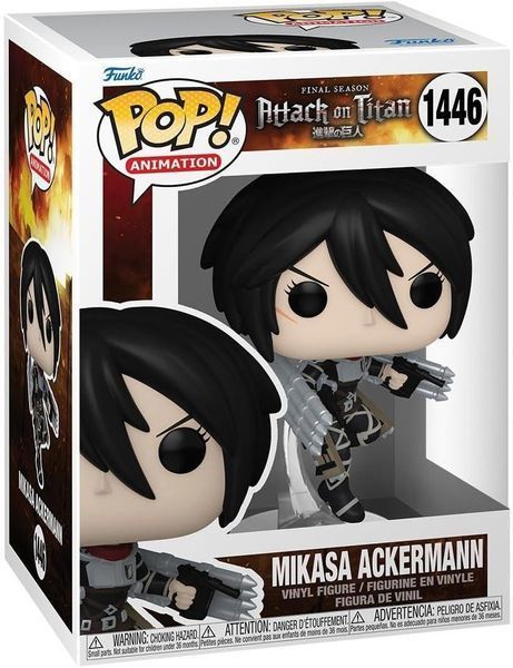 Фигурка Funko Pop Атака титанов Микаса Attack on Titan Mikasa 10 см AOT M 1446 AOT M 1446 фото
