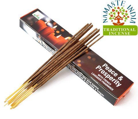 Ароматические палочки Мир и процветание Namaste India Peace & Prosperety 2826884301 фото