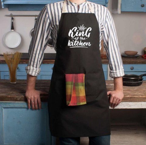 Фартух King of the kitchen (Чорний) 1683696906 фото