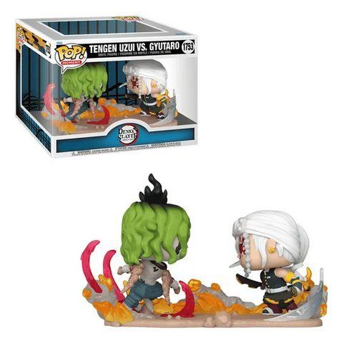 Фигурка Funko Pop Клинок рассекающий демонов Тенген и Гютаро Demon Slayer Tengen vs Gyutaro 10 см DS TG 1753 2504221948 фото
