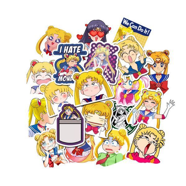 Стикерпак Сейлор Мун Набор наклеек GeekLand Sailor Moon 50 штук 2881880071 фото