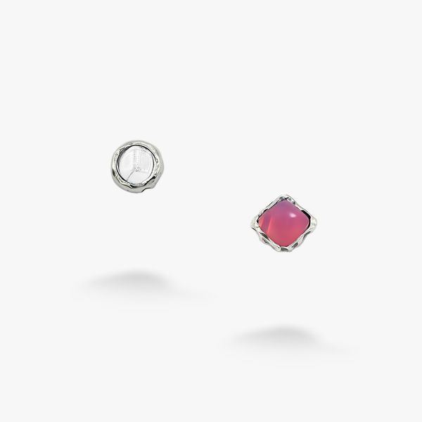 Пусеты серебряные Лириды Rose Opal 925 69-S12-5036s фото