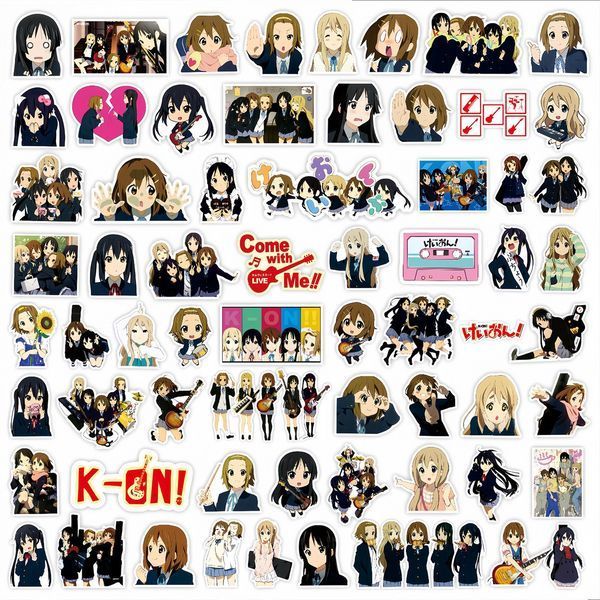 Стикерпак Кей-он! Набор наклеек GeekLand K-On! 75 штук 2897339838 фото