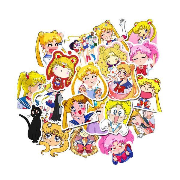 Стикерпак Сейлор Мун Набор наклеек GeekLand Sailor Moon 50 штук 2881880071 фото