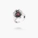 Кольцо серебряное цветок Калачик Granat 925 Zirkon 18.5 размер 267-S24-5176k фото 1