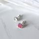 Пусеты серебряные Лириды Rose Opal 925 69-S12-5036s фото 4