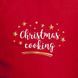 Фартух "Christmas cooking", Червоний, англійський 2603875872 фото 3