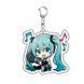 Брелок акриловый Вокалоид Хацунэ Мику Vocaloid Miku Hatsune 5 см 2490864149 фото 1