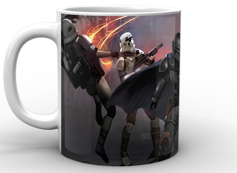 Кухоль GeekLand Зоряні війни Мандалорець битва Star Wars The Mandalorian TM.04.09 TM.04.09 фото