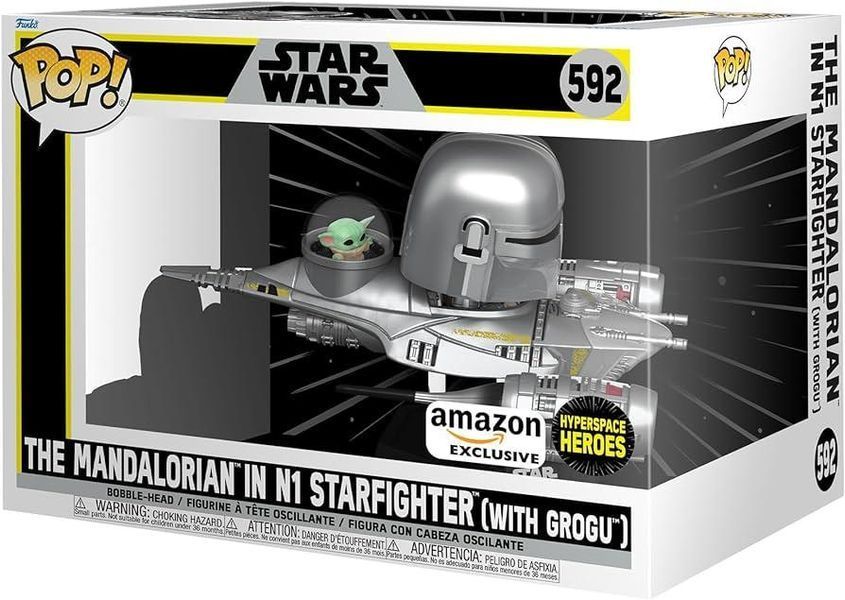 Фигурка Funko Pop Exclusive Фанко Поп Star Wars The Mandalorian Звездные войны Мандалорец 15 см SW MN1 592 SW MN1 592 фото